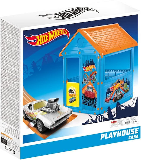 Dolu Kids Garden Playhouse Hot Wheels Blue 125x100x104cm