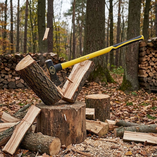 Strend Pro 236114 Splitting Axe Length 91cm and Weight 2.5kg with Fiberglass Handle