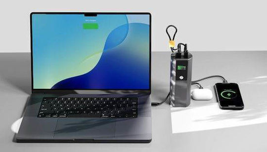 Alogic Ark Pro Power Bank 27600mAh 160W with USB-A Port and 2 USB-C Power Delivery Ports Gray