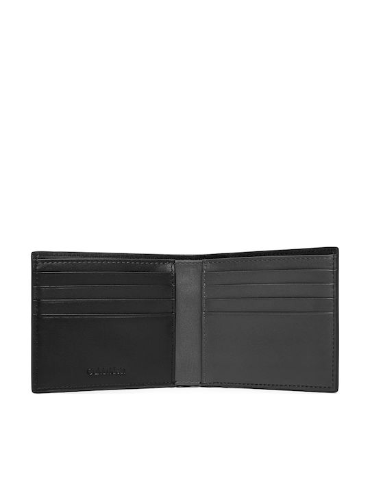 Billfold Leather Men's Wallet Black