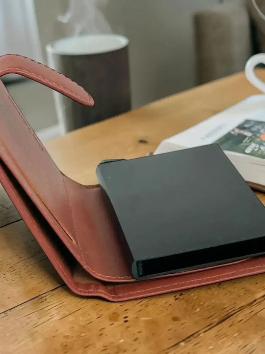 Δερμάτινο Ανδρικό Πορτοφόλι με RFID Ταμπά