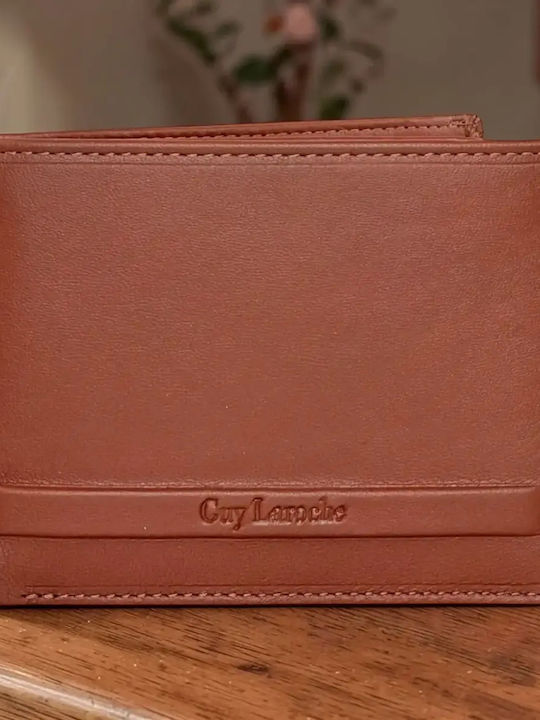 Leder Herrenbrieftasche mit RFID Tabac Braun