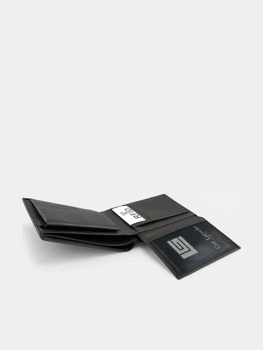 Δερμάτινο Ανδρικό Πορτοφόλι με RFID Καφέ