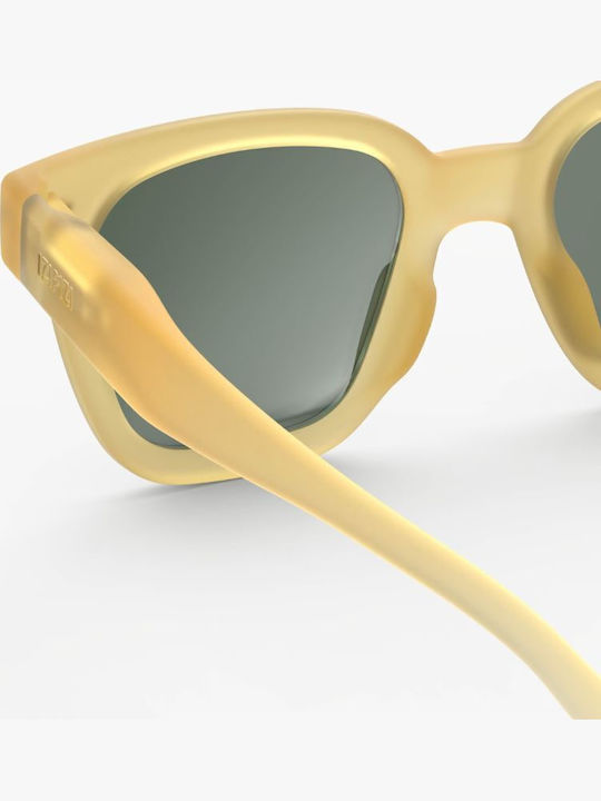 Izipizi #road Τετράγωνα Παιδικά Γυαλιά Ηλίου με Polarized Φακό Κίτρινα για 7-11 Ετών