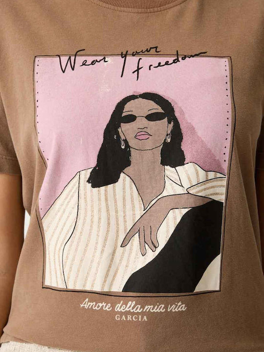Women's Brown T-shirt