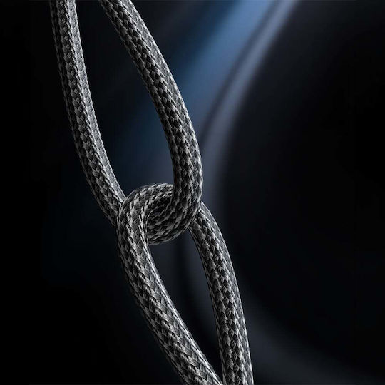 Yesido Braided USB-C to Lightning Cable 27W Μαύρο 3m