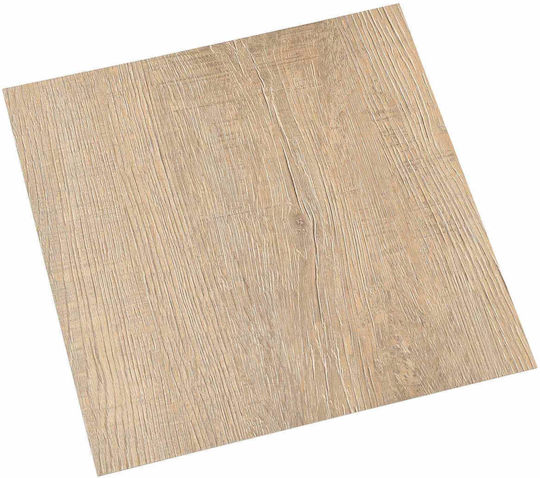 vidaXL Σετ Πλαστικό Δάπεδο PVC με 55 Πλακάκια 1.5mm Μ30.5xΠ30.5εκ. Καφέ