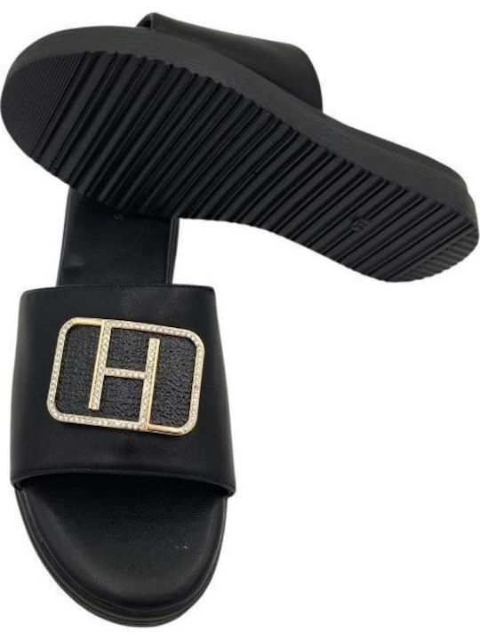Women's Flat Sandals Black