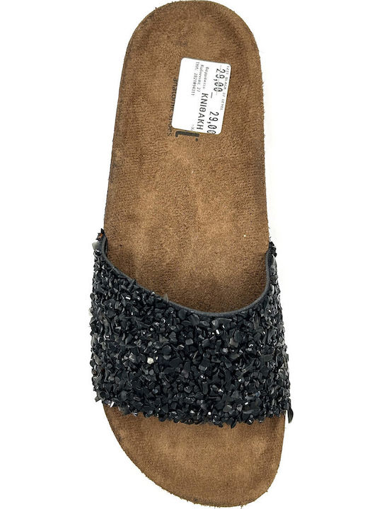 Damen Anatomisch Schwarze Flatforms