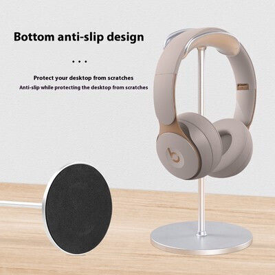 Powertech Desktop Headphone Stand Silver