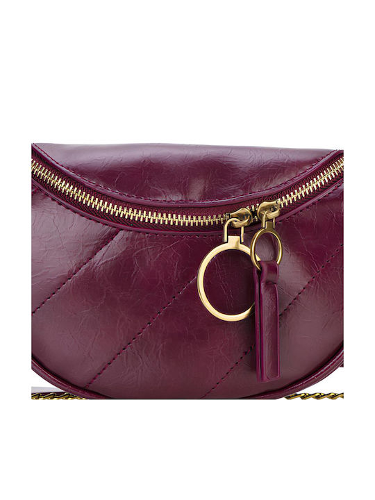 Eko Fanny Pack Chain Zinnia Burgundische Handtaschen und Damentaschen