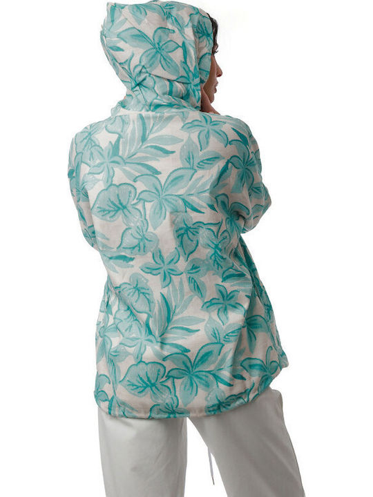 Women's Jacket for Winter Floral