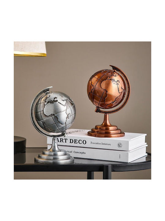 Διακοσμητικό Υδρόγειος Σφαίρα Globe Decor Μπρονζέ Διακοσμητικό Υδρόγειος Σφαίρα Globe Decor Μπρονζέ