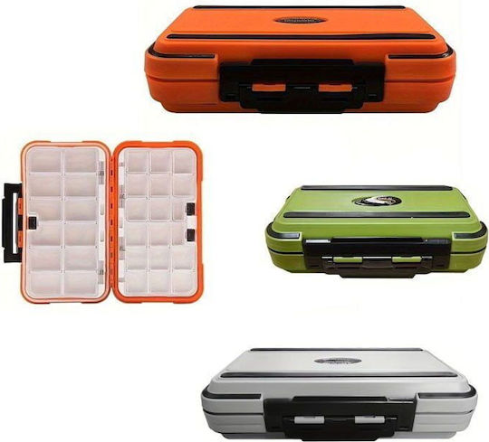 Waterproof Fishing Tackle Equipment Box Portable Storage Box Grey