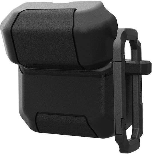 UAG Scout Silicone Case with Hook in Black for Apple AirPods 4