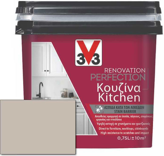 V33 Renovation Perfection Kitchen Χρώμα Rye Satin 75ml 118038