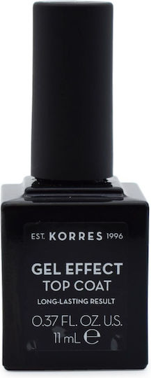Korres Top Coat για Απλά Βερνίκια 11ml