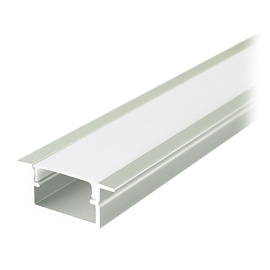 Профил Алуминий Led Тениски Опал Капак 2m 17x10mm V-tac – 24107