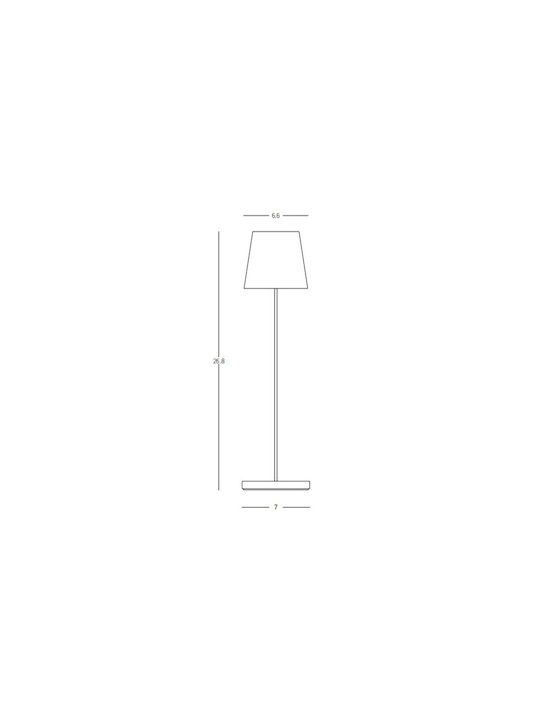 Zambelis Lights Επιτραπέζιo Φωτιστικό LED 1.5W 26.8x7cm Zambelis Lights Επιτραπέζιo Φωτιστικό LED 1.5W 26.8x7cm