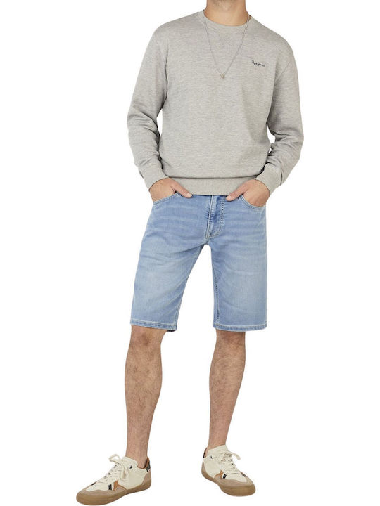 Herren Shorts Denim Blau
