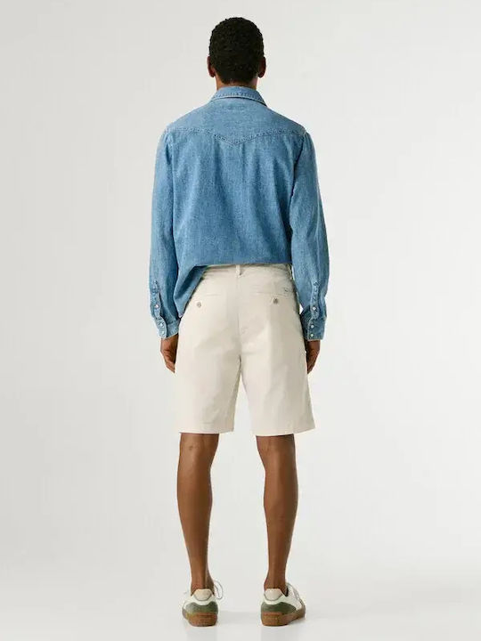 Men's Chino Shorts Ivory White