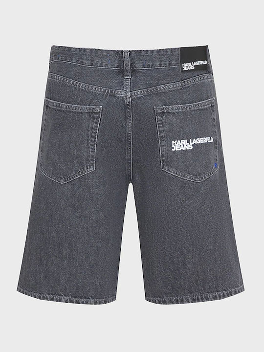 Logo Ανδρική Βερμούδα Τζιν Denimgray