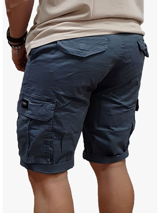 Rebase Herren Shorts Cargo Alte Blaue