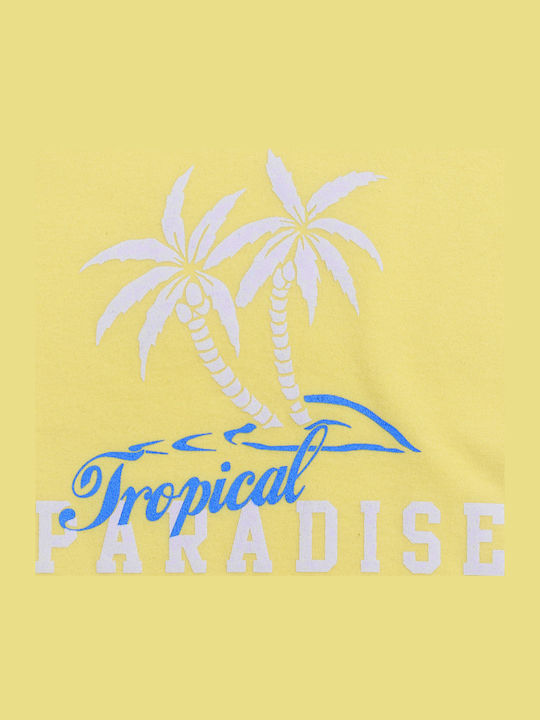 Kids Short-Sleeved Yellow Top