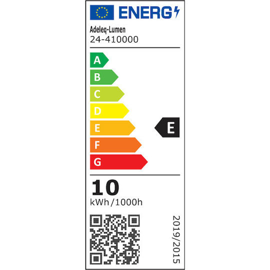 Adeleq LED Γραμμικό Φωτιστικό Οροφής 10W Θερμό Λευκό 5.4εκ.