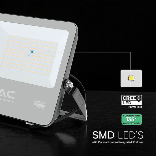 V-TAC Wasserdichter LED-Fluter 100 W Kaltweiß 6500 K IP65
