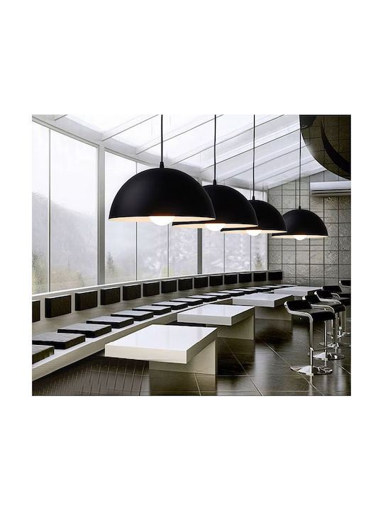 Home Lighting Pendant Light Black with Socket E27 40x100x100cm
