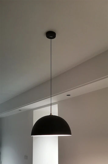 Home Lighting Hängelampe Schwarz mit Fassung E27 40x100x100cm.