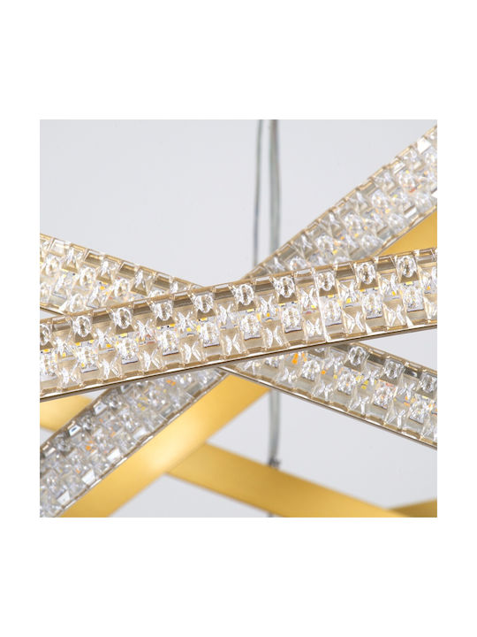 Diamond Deckenleuchte Gold LED mit Verstellbarem Weißlicht