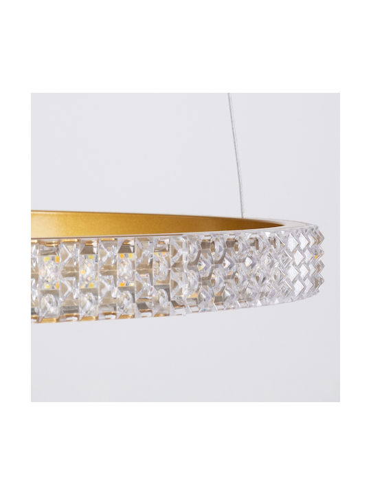 Diamond Deckenleuchte Gold LED mit Verstellbarem Weißlicht
