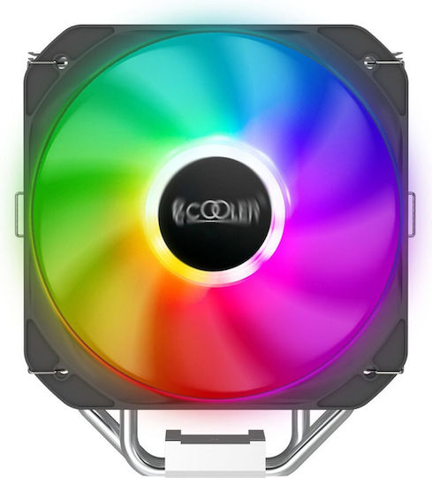 PCCOOLER Ventilator De Răcire CPU Pentru Priza 115x/1200/AM4/AM5 Cu Iluminare ARGB