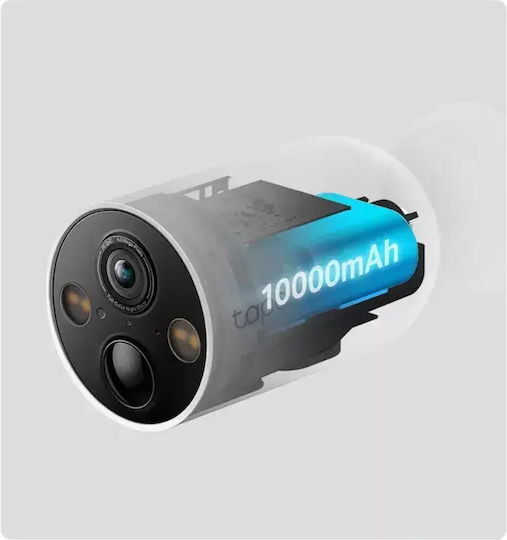 TP-LINK Tapo C425 v2 IP Surveillance Camera Full HD+ 4MP Waterproof Battery Powered with Two-Way Communication and Lens 2.1mm