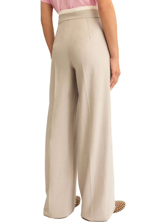 Women's Fabric Trousers Gray
