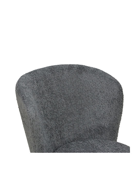 Houlian Dining Chair Metallic Anthracite 44x66x89cm