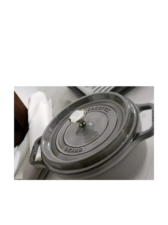 Staub Γάστρα Στρογγυλή Μαντεμένια 28.7x27.1cm 2.6lt