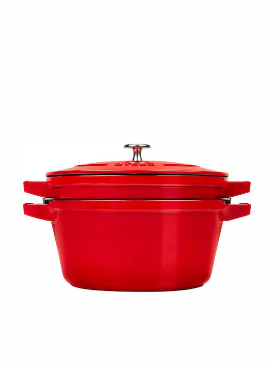 Staub Γάστρα Στρογγυλή Μαντεμένια 40x35cm 3τμχ