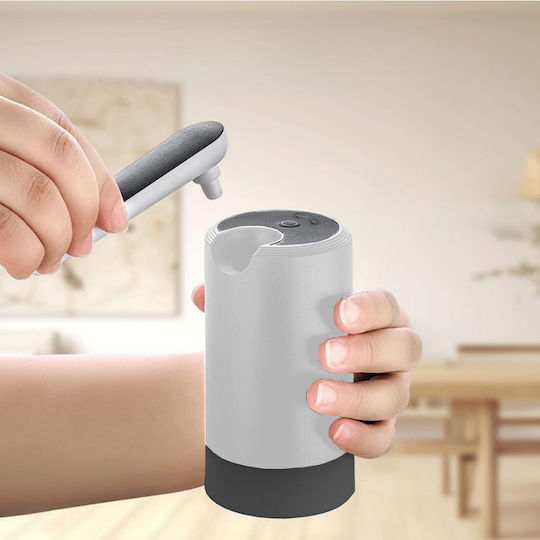 Battery Kitchen Water Pump Plastic Silver
