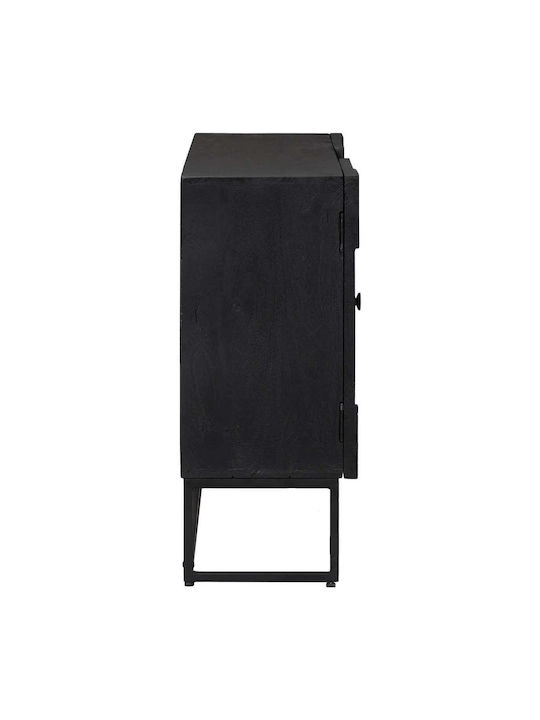 Буфет Дървен Черен 105x30x68см