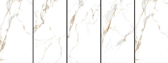 Ivt 0200-60120-015 Fliese Für Innenbereich Boden Wand Porzellan Glänzende Oberfläche 120x60cm Weiß-Beige