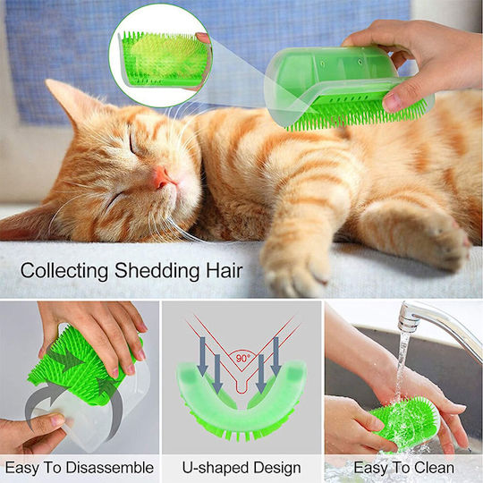 Corner Grooming Massage Brush Cats