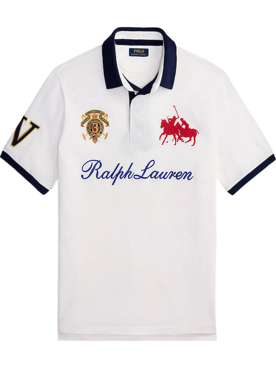 Polo Herrenbluse Kurzarm Weiß