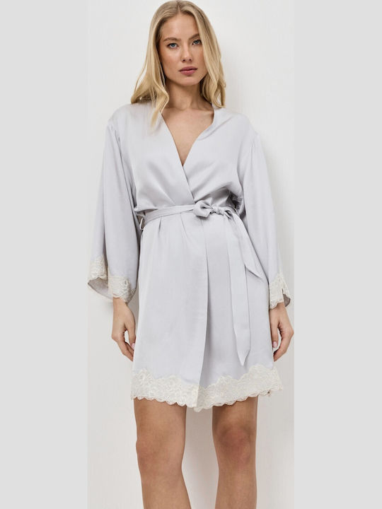 Aruelle Summer Women's Robe Grey