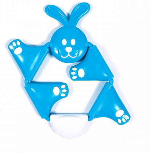 Fat Brain Toys Animăluț Twistimals Iepuraș Din Silicon Pentru 6+ Luni