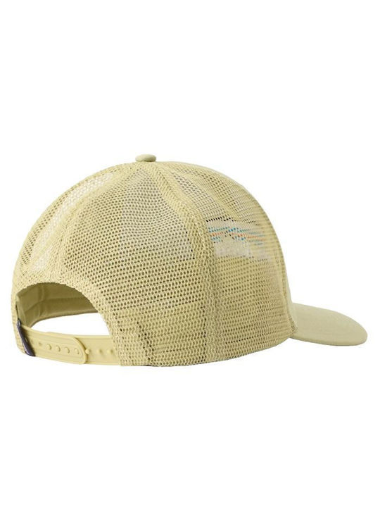 Καπέλο Unisex P-6 Logo Trucker Hat Patagonia Κίτρινο