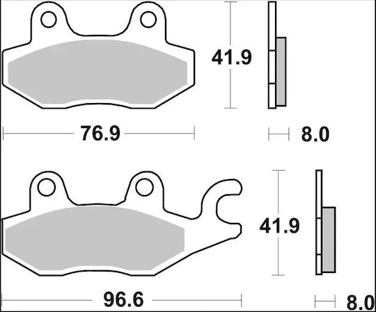 Brembo Metallic Pads 07ya22sd 1 Set 1 Caliper