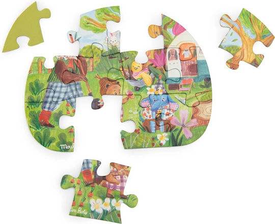Παιδικό Puzzle για 3+ Ετών 12pcs Moulin Roty